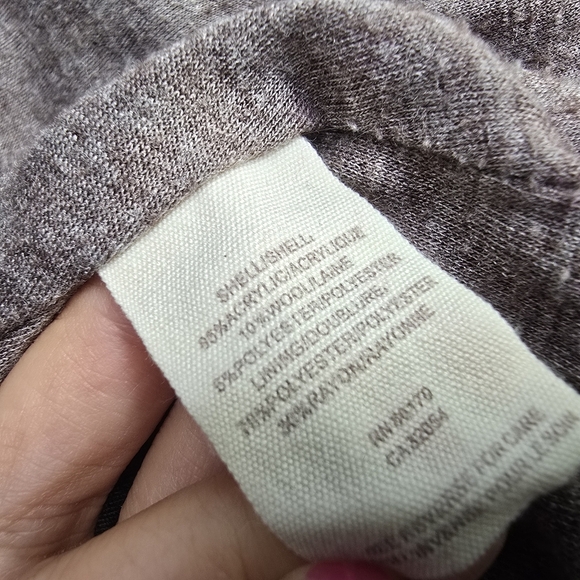 Free People Plaid Buckle Brown Cardigan Sweater Jacket Shabby Chic - Picture 8 of 16